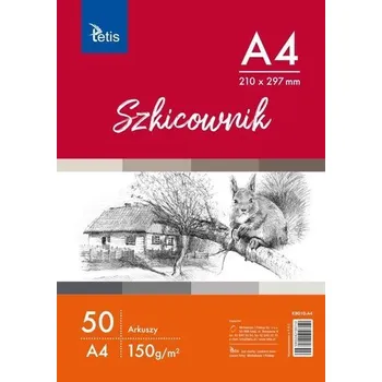 Set školních potřeb Szkicownik A4 50 kartek KB010-A4