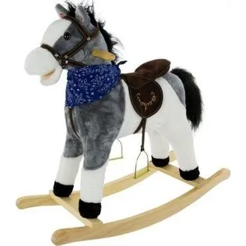 Houpací kůň EURO BABY Houpací koník - šedý