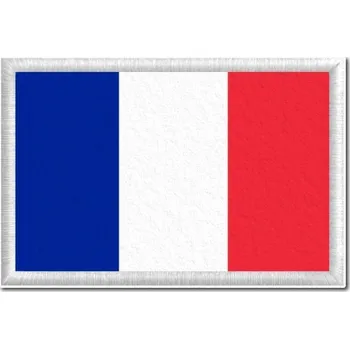 Vlajka Pelisport Francouzská vlajka tištěná nášivka 6 x 4 cm
