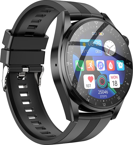 Foto Chytré hodinky HOCO Smart Watch Y9 černé - Zbozi.cz