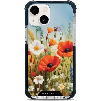 Pouzdro na mobilní telefon Odolný obal Mobiwear MagSafe Elite Bumper - Apple iPhone 13 Mini - D010D Letní louka (Odolný kryt, pouzdro, obal Mobiwear Elite Bumper na mobil Apple iPhone 13 Mini - D010D Letní louka, materiál Plast + TPU silikon + kov - zesílená ochrana telefonu, podpo