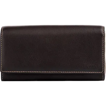 Peněženka dámská kožená peněženka 11230 hnědá/šedá + doprava zdarma, Lagen