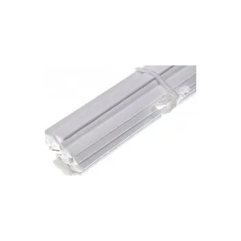 Příslušenství ke svářečce Plastové svařovací dráty PCW, PCV, PVC, PWC 100g, Barva šedá, Profil 8mm