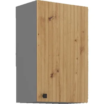 Kuchyňská linka NERITA, skříňka horní 45 G-72 1F, korpus: antracit, dvířka: dub artisan + vyzvednutí ZDARMA