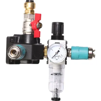 Kompresor Aircraft 2158192 Rozdělovací krabice se 2 bezp. rychlospojkami, ventilem, regulátorem s filtrem ø 22 mm