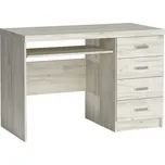 Psací stůl INDIANAPOLIS I-16 jasan bílý