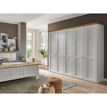 Šatní skříň Šatní skříň MARLOW bílá/dub bianco