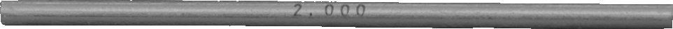Válečková měrka ocelová K-MET 2,06mm, přesnost 0,001mm (1047-01-206)