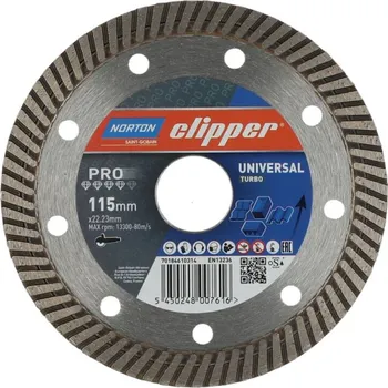 Řezný kotouč NORTON-CLIPPER Kotouč 115x22.23mm Norton Clipper PRO UNIVERSAL TURBO