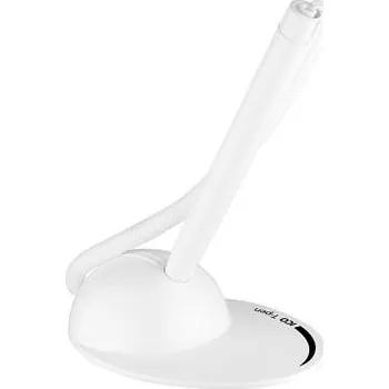 Kuličkové pero ve stojánku ICO T-pen, bílá