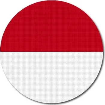 Vlajka Pelisport Monacká vlajka kulatá ø 45 mm