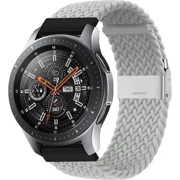 Ostatní příslušenství k chytrým hodinkám eses Pletený nylonový řemínek s přezkou 20 mm - Šedý