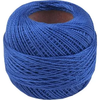 Příze Vyšívací příze Perlovka Niťárna 1 kus - 5672 modrá