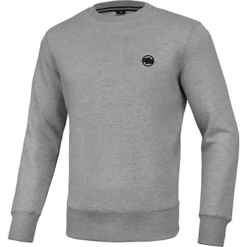 Pánská mikina PitBull West Coast - pánská mikina SMALL LOGO tmavě šedá 2XL