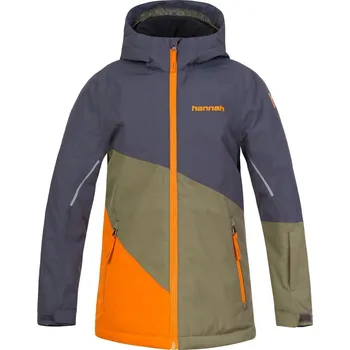 Dívčí bunda Bunda Hannah Kigali Jr Asphalt/burnt olive 122-128