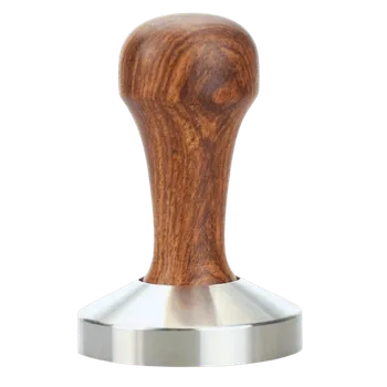 Káva Dřevěný tamper, 58mm, plochý, rosewood