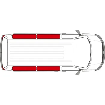 Příslušenství ke karavanu CARBEST Vnitřní termoclona pro VW T5 a T6 od roku 2003 Varianta: VW T5/T6, od roku 2003, DR s komfortním obložením