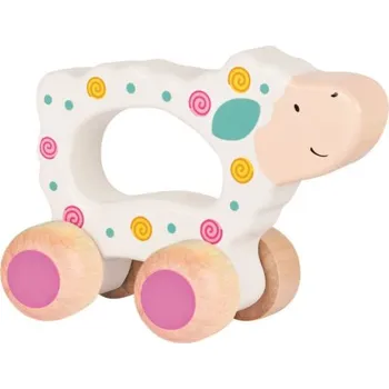 Dřevěná hračka GOKI Dřevěná jezdící Ovečka 143811