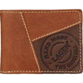 Peněženka Pánská kožená peněženka LAGEN 51148 Sv.Hnědá