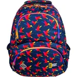 St.right školní batoh 4-komorový bp-07 duhový pták