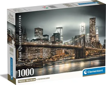 Puzzle Clementoni New York Skyline 1000 dílků