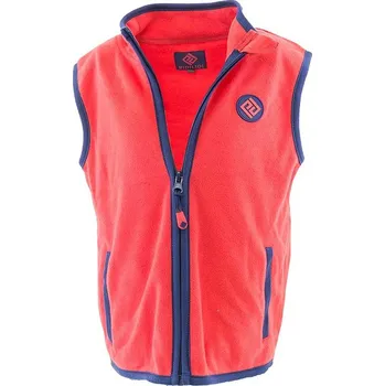 Pidilidi dívčí vesta propínací fleezová, Pidilidi, PD1120-08, červená Velikost: 158