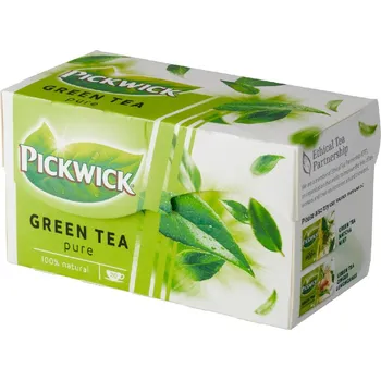 Čaj čaj Pickwick zelený čaj bez příchuti, 20x2g