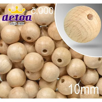 Dětské navlékací korálky Korálky dřevěné velikost pr.10mm.Nebarvené (surové je možné vlastní nabarvení). Balení 15Ks.