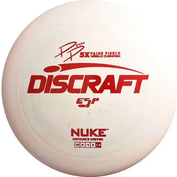 Disc golf Discraft Paige Pierce ESP Nuke 176g Fialová/Béžová