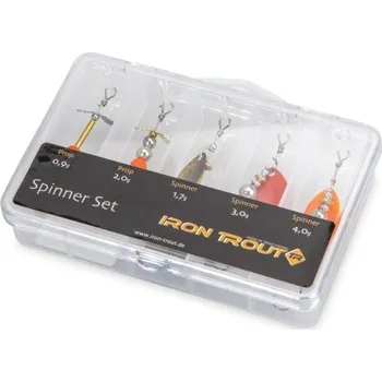 Sada Rotaček Iron Trout v Krabičce Spinner Kit