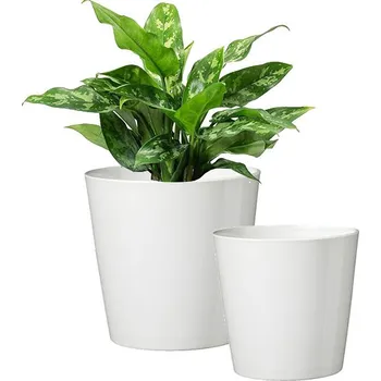 Obal na květináč obal keramický Style bílý lesklý pr19cm c50