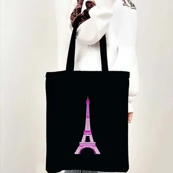 Taška přes rameno dámská, motivy Paříž a Eiffelova věž - b 23