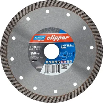 Řezný kotouč NORTON-CLIPPER Kotouče 150x22.23mm Norton Clipper PRO UNIVERSAL TURBO