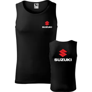 Pánské tílko Pánské tílko s motivem Suzuki - Černé - Velikost S