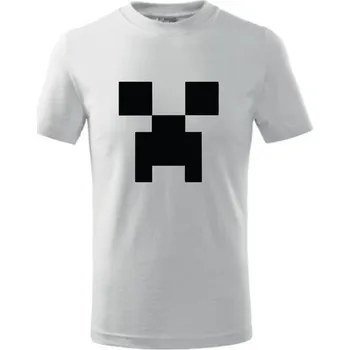 Chlapecké tričko ON-DESIGN Dětské tričko MINECRAFT Velikost: 134 cm/8 let, Barva: bílá
