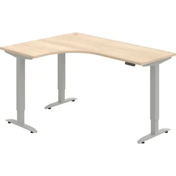 Kancelářský vozík HOBIS trigon elektr.stavitelný stůl paměť.ovlad. - MST 2M 60 P, akát + doprava zdarma