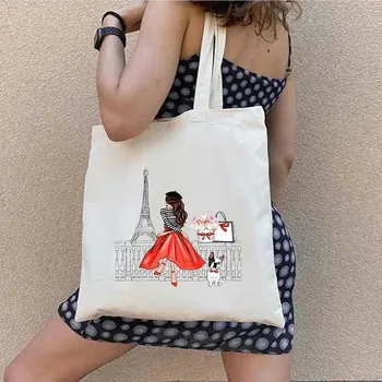 Taška přes rameno dámská, motivy Paříž a Eiffelova věž - 26
