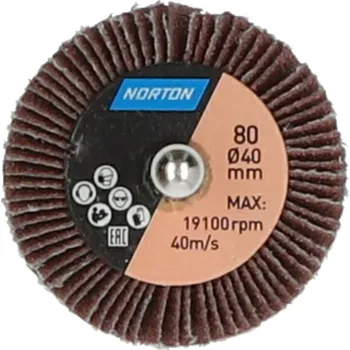 Brusný kotouč NORTON-CLIPPER Vřetenové lamelové kotouče 40x20mm x6mm SK(C) Zr 80 Norton BDX