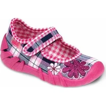 Chlapecké tenisky Dětské textilní bačkůrky Befado 109p051 kostka Velikost: 19 (EU)