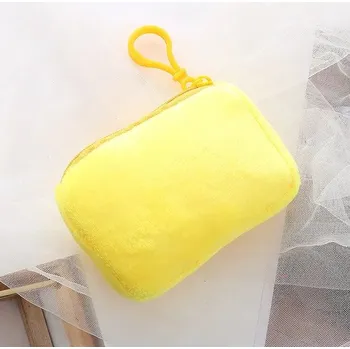 plyšák Roztomilá plyšová taštička - Žlutá