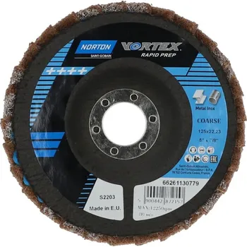 Řezný kotouč NORTON-CLIPPER Netkané lamelové kotouče 125x22mm Hruby Norton VORTEX