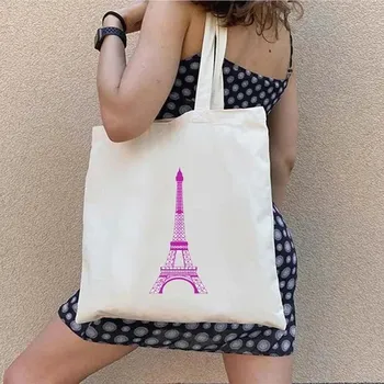Taška přes rameno dámská, motivy Paříž a Eiffelova věž - 23
