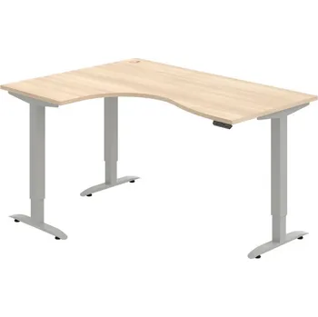 Kancelářský vozík HOBIS trigon elektr.stavitelný stůl paměť.ovlad. - MST 2M 2005 P, akát + doprava zdarma