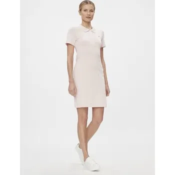 Dámské šaty Tommy Hilfiger Každodenní šaty 1985 WW0WW37853 Růžová Slim Fit XL