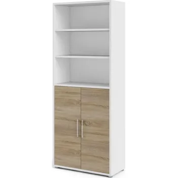 Falco Knihovna Office 80400/122 bílá/dub sonoma