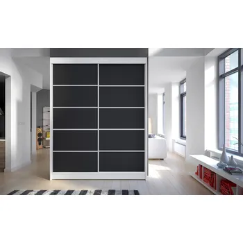 Ložnice Falco Skříň Camila IV 150 bílá/černá