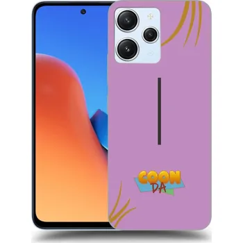 Pouzdro na mobilní telefon Picasee silikonový černý obal pro Xiaomi Redmi 12 5G - COONDA růžovka