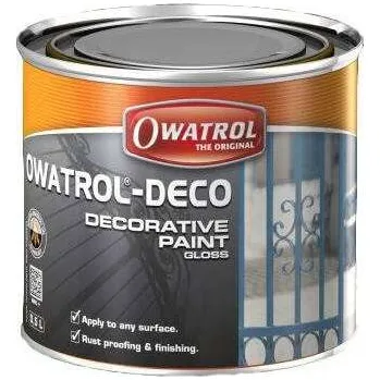 Lak na dřevo OWATROL DECO - dekorativní nátěr pro všechny typy povrchů, odstín RAL 6009, balení 0,5 l