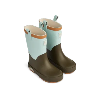 Dámské holínky Liewood Holínky Sasha Hunter green multi Velikost obuvi: 24