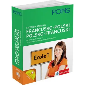 Francouzský jazyk Szkolny słownik francusko-polski, polsko-francuski